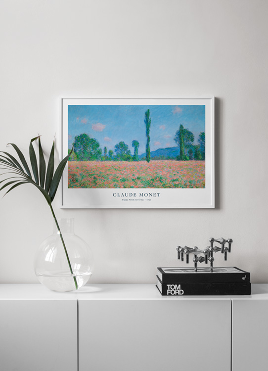 Poster Mohnfeld Claude Monet Poster Mohnfeld Claude Monet